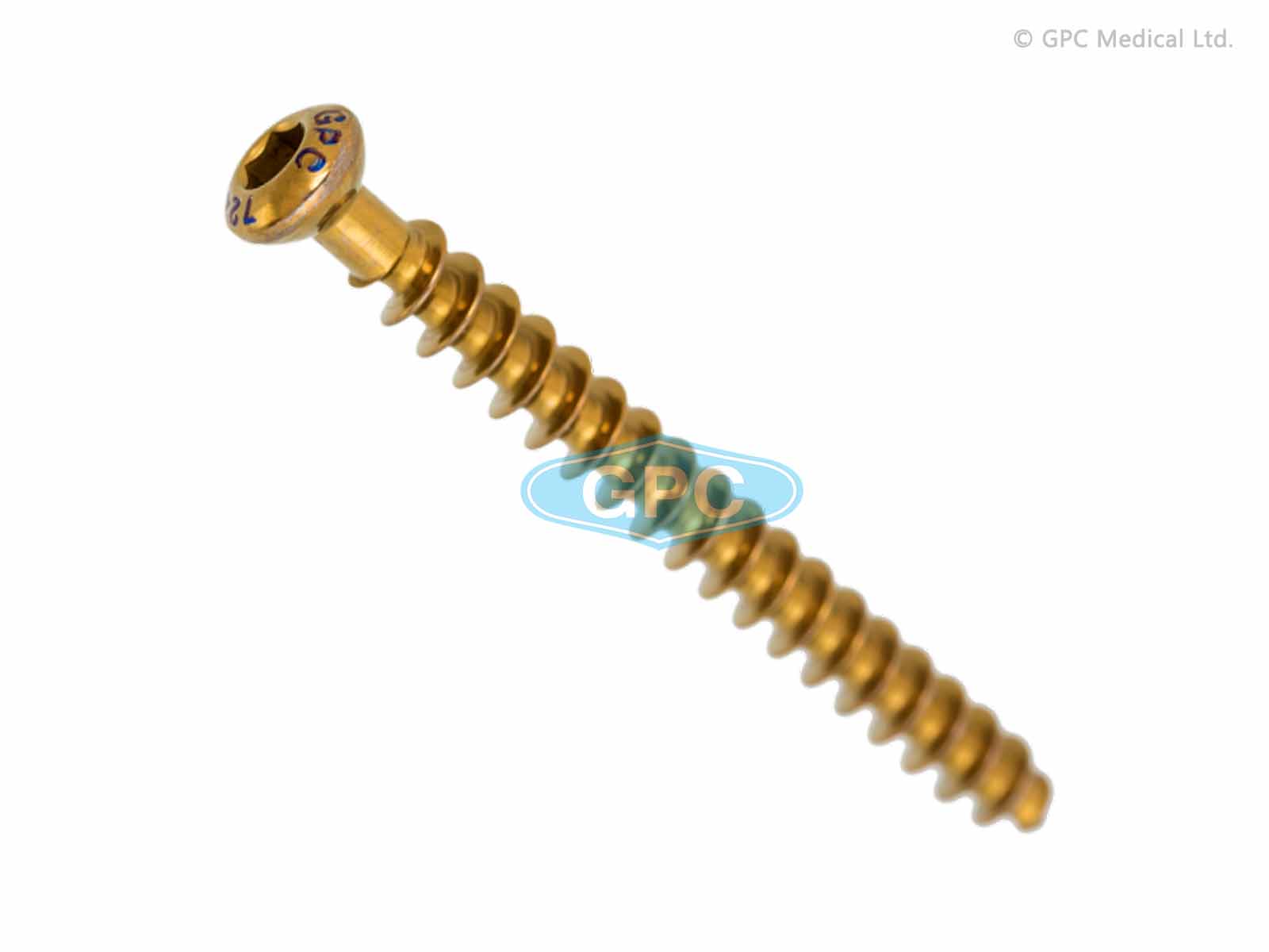 Cancellous Screw 4 mm, Fully Threaded, Hexagonal Socket