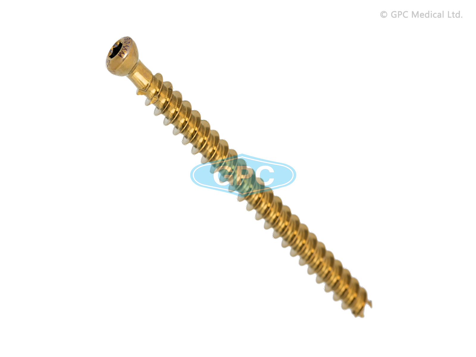 Cannulated Cancellous Screw 4.5 mm, Fully Threaded,  Hexagonal Socket - S.S. 