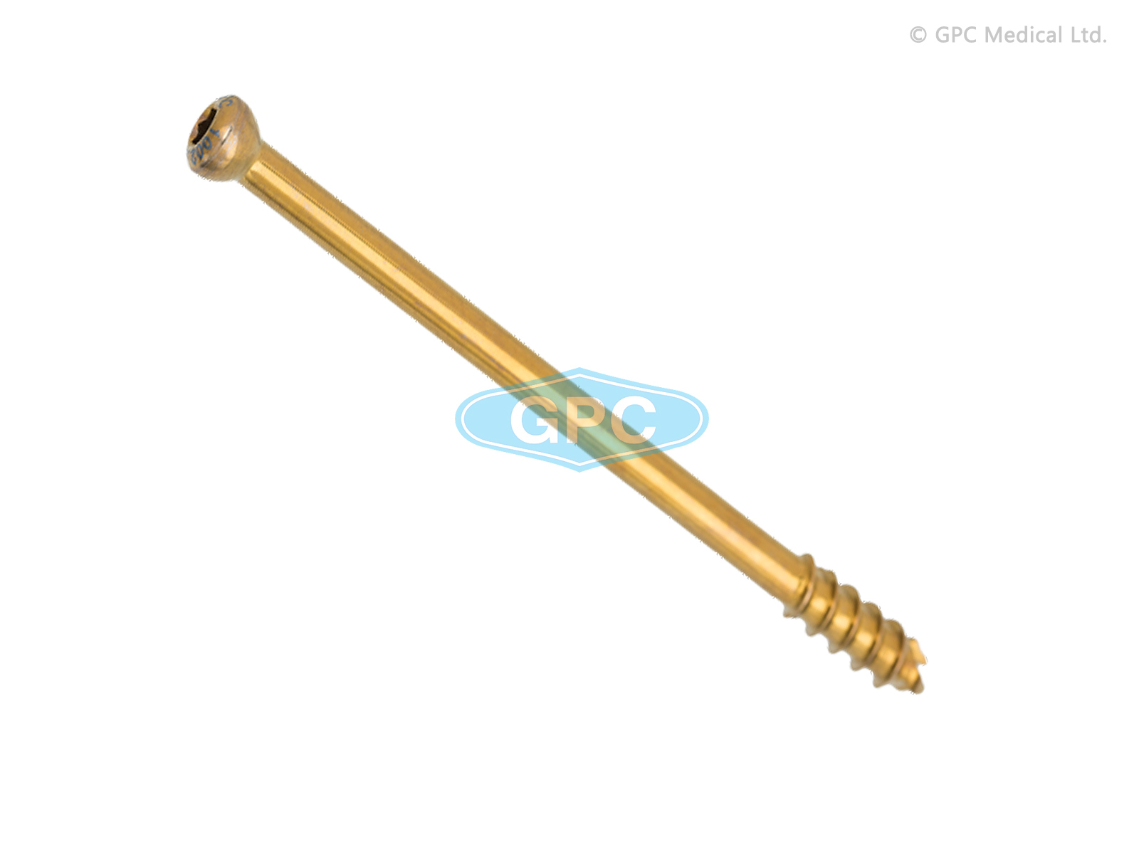 Cannulated Cancellous Screw 4.5 mm, Short Threaded, Hexagonal Socket - S.S. 