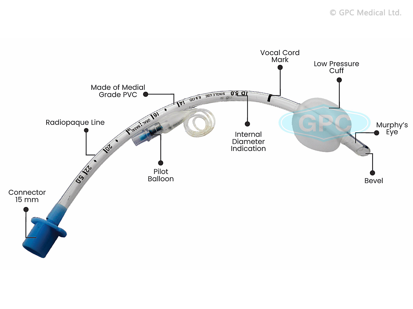 EndoTracheal Tube Cuffed Nasal/ Oral