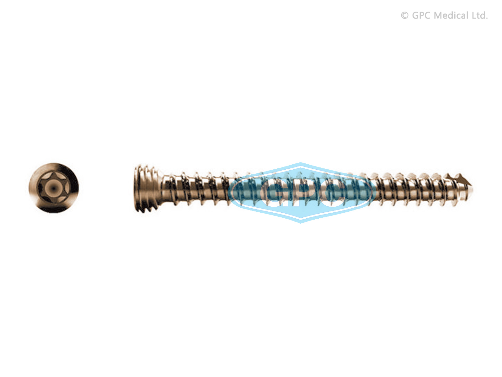 Locking Self-Tapping Screw 2.7 mm, Stardrive