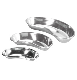 Kidney Trays/Emesis Basins without cover / with cover, Stainless Steel