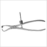 Bone & Bone Plate Holding Forceps with foot for D.C.P. (thread lock)(IBP637VT)